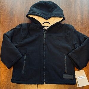 Hunter Hooded Jacket with Tan Lining